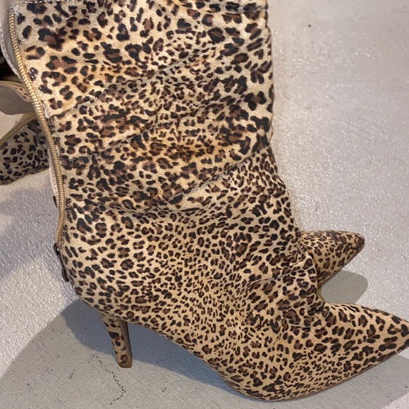 Shoes - Leopard Print Women's Boots